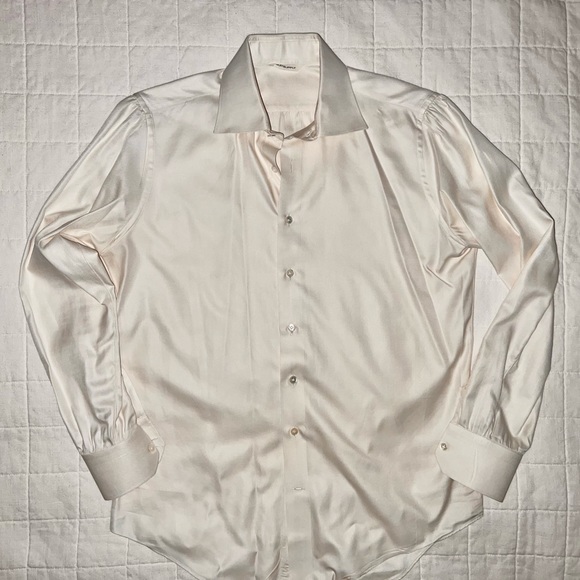 SUITSUPPLY Ivory Dress shirt 16 Extra Slim - Picture 1 of 3